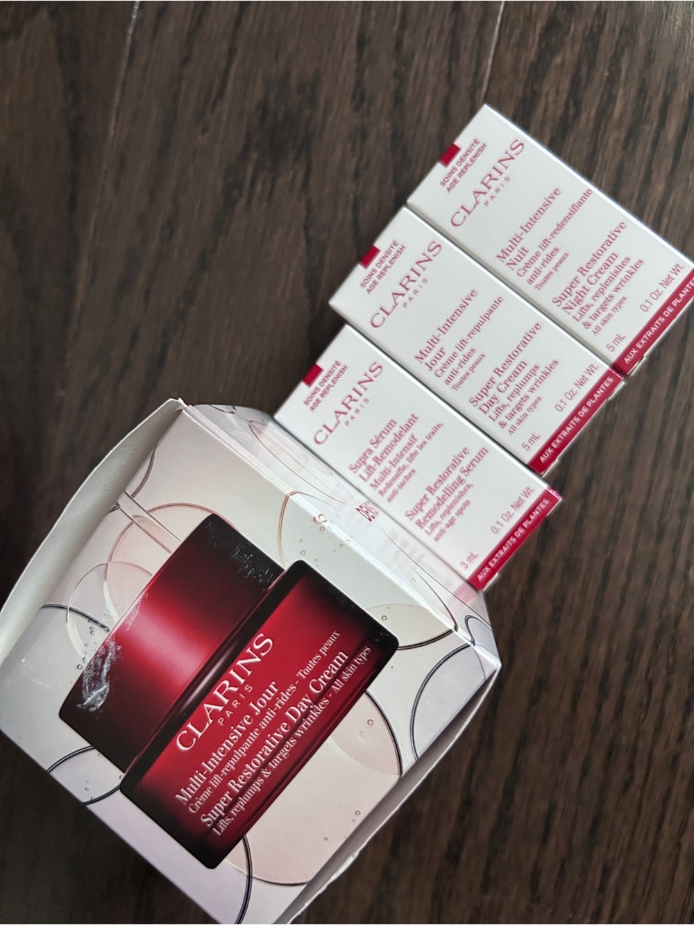 Clarins Multi-Intensive Day Cream - Red and White Packaging